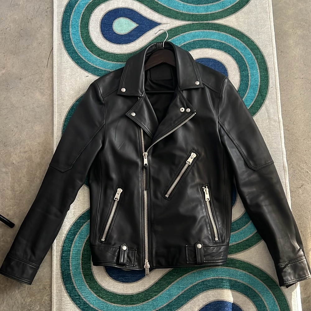 Men’s All Saints Leather Moto Jacket